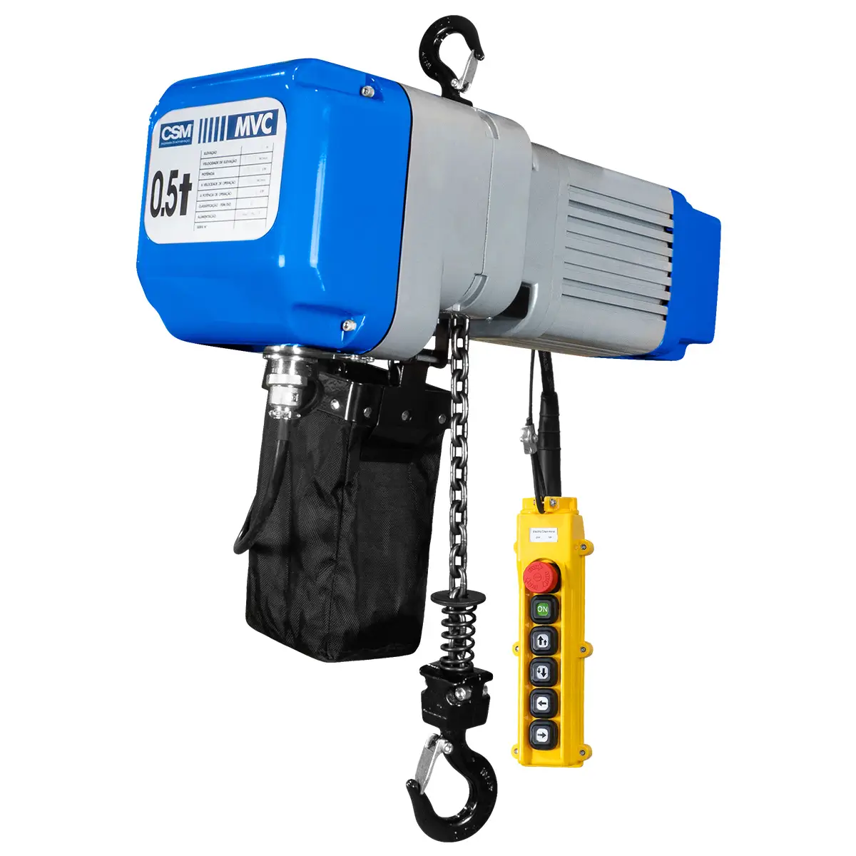 Talha Elétrica MVC 0,5T Sem Trole CSM