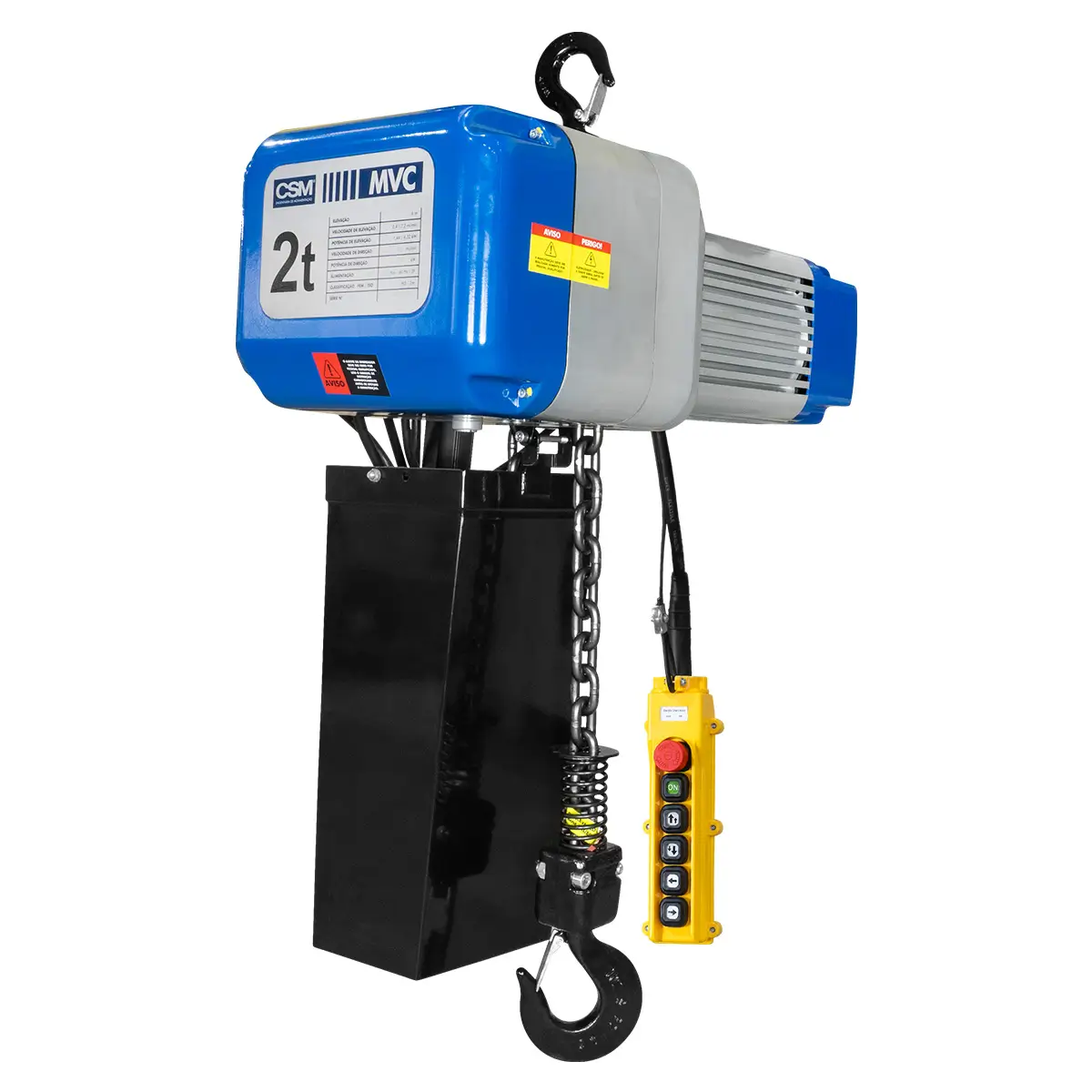 Talha Elétrica MVC 2T Sem Trole CSM