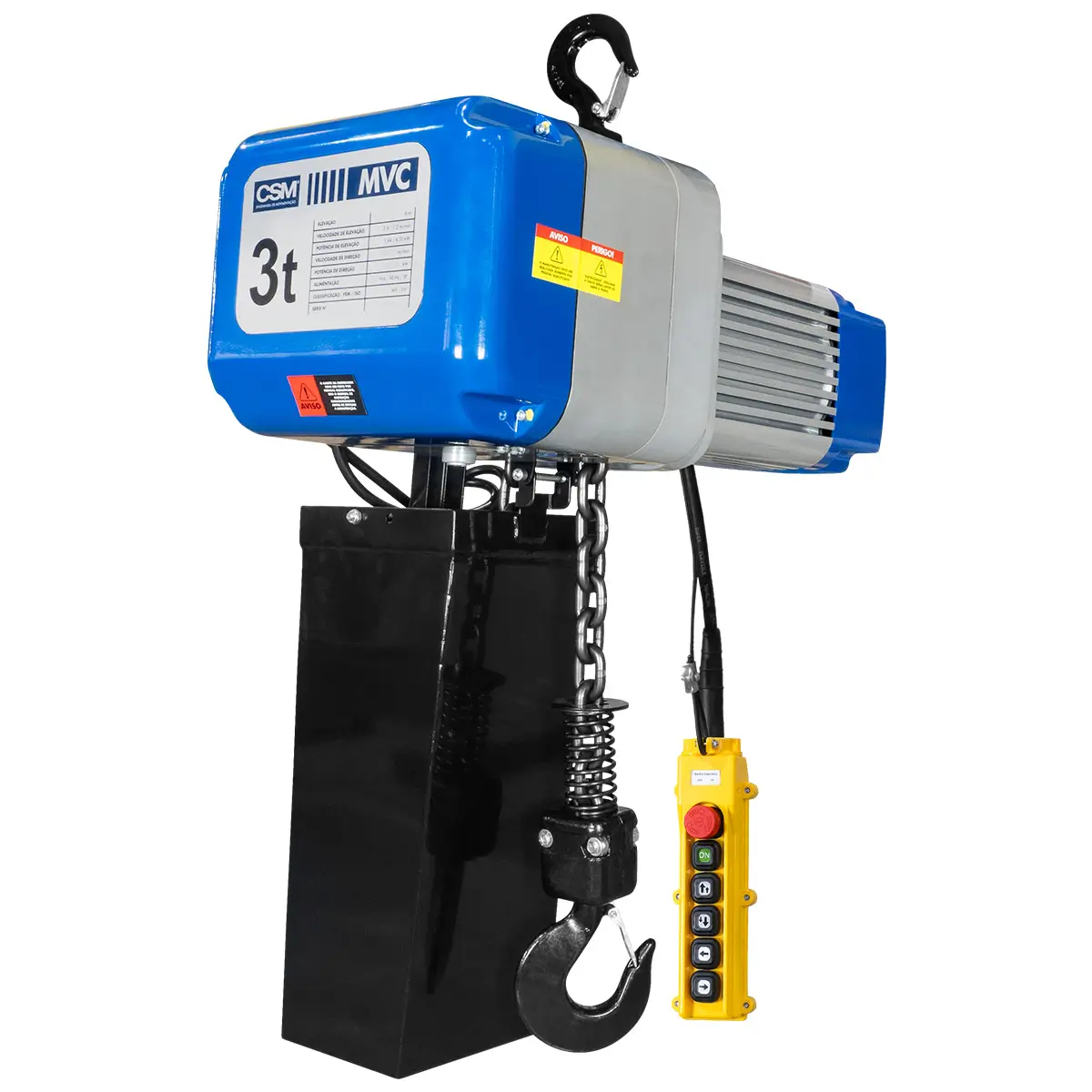 Talha Elétrica MVC 3T Sem Trole CSM
