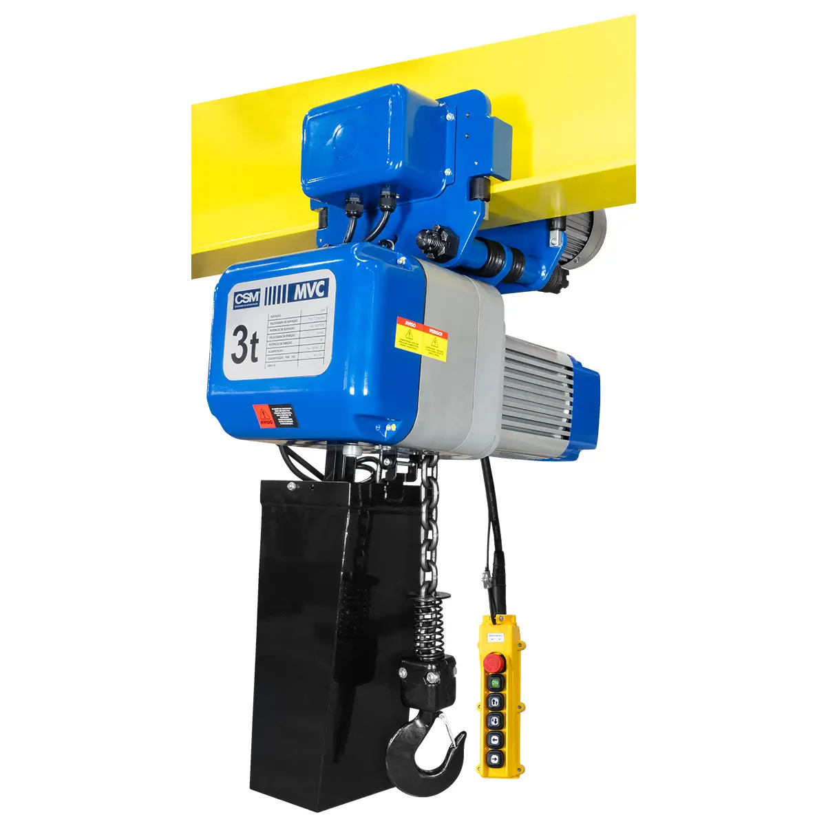Talha Elétrica MVC 3T Com Trole CSM